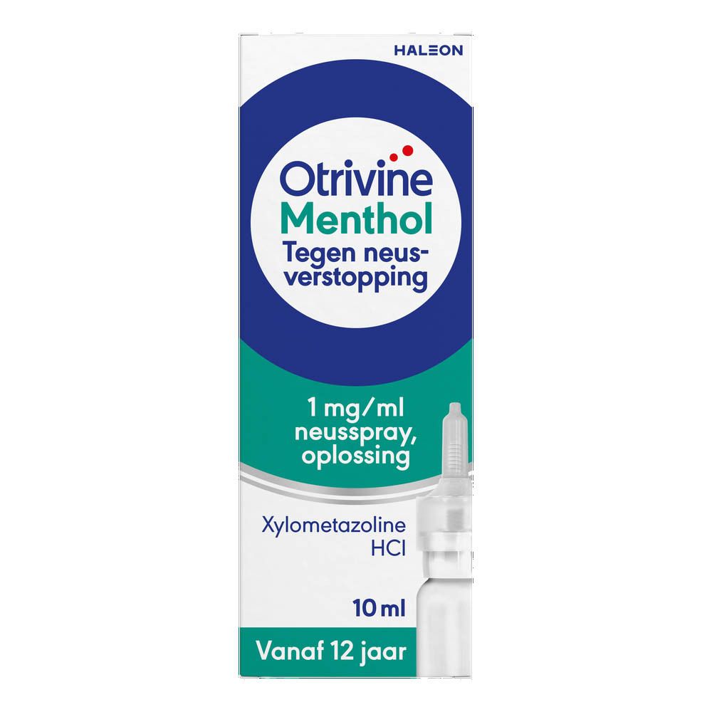 Otrivine Menthol tegen Neusverstopping 1 mg/ml Oplossing Neusspray