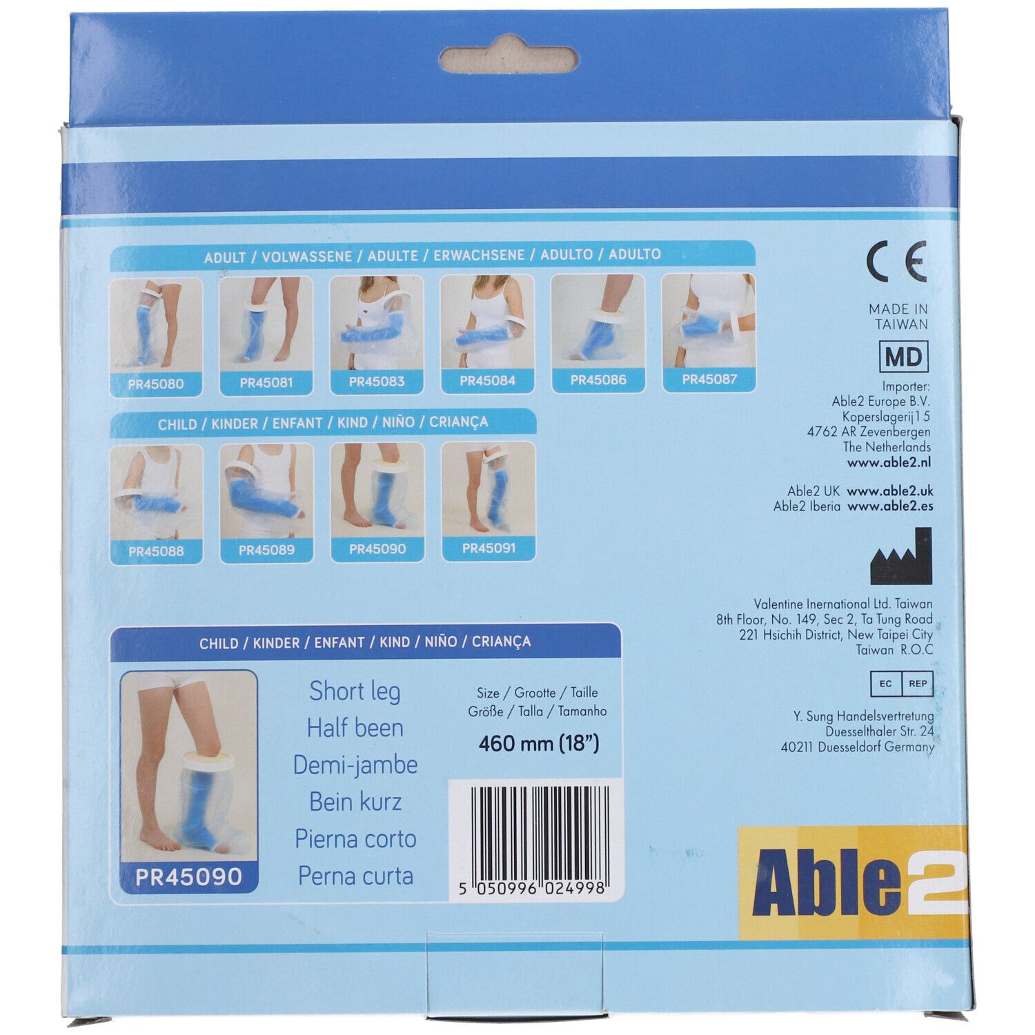 Housse de Protection pour le jambe d'enfant 46cm