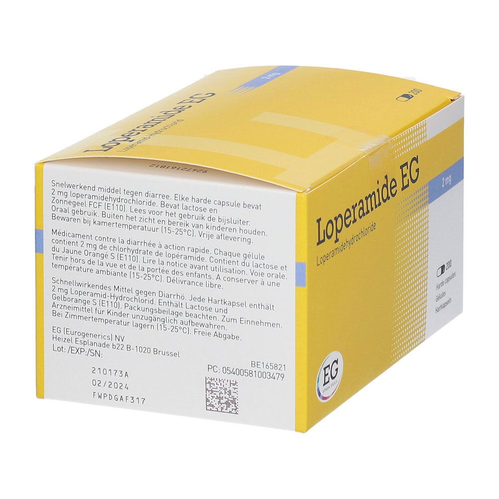 Loperamide EG 2 mg | Anti-Diarrhéique à Action Rapide