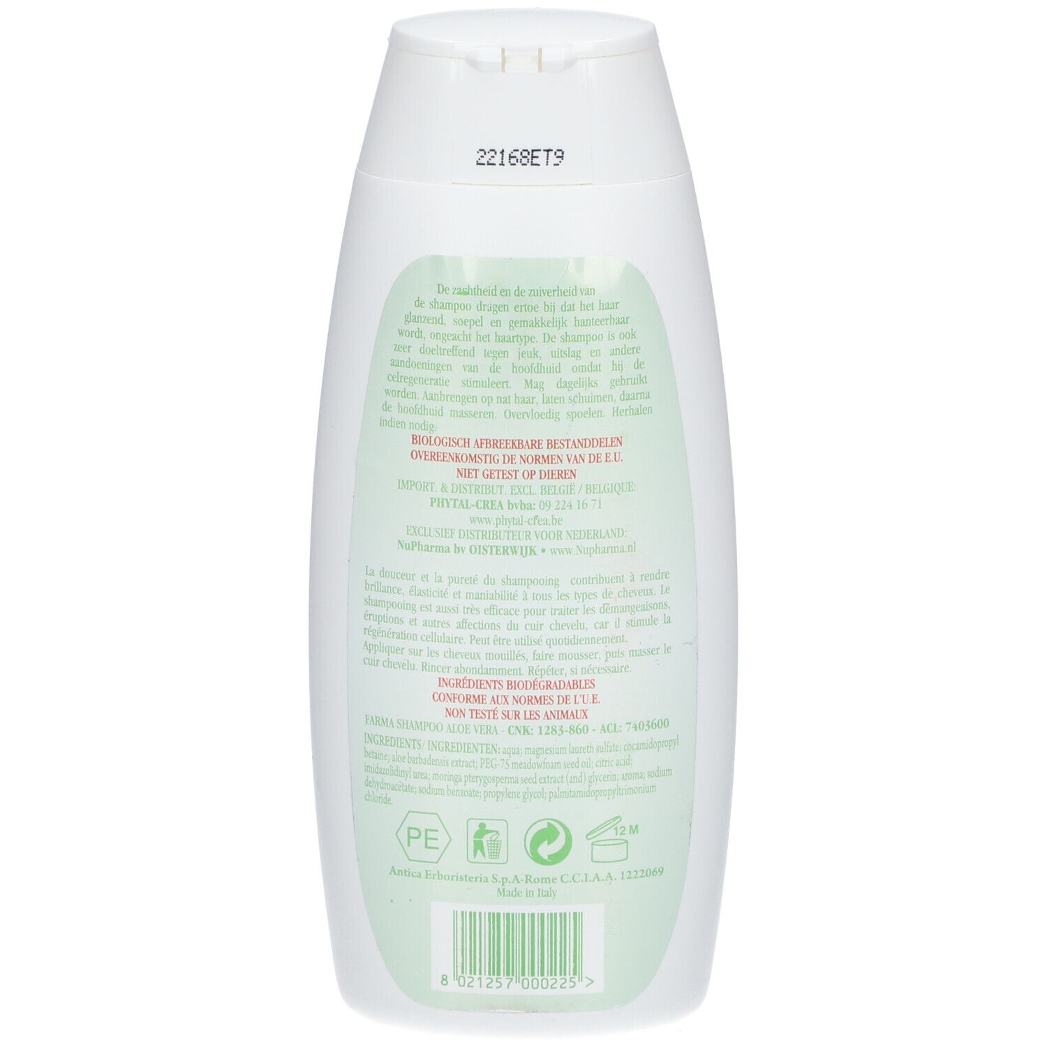 Farmatint Shampooing Aloe Vera