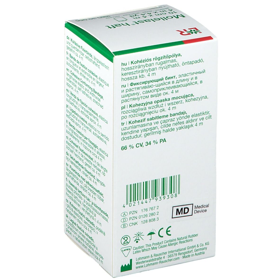 Mollelast Haft Bande Elastique ADH 10cm x 4m