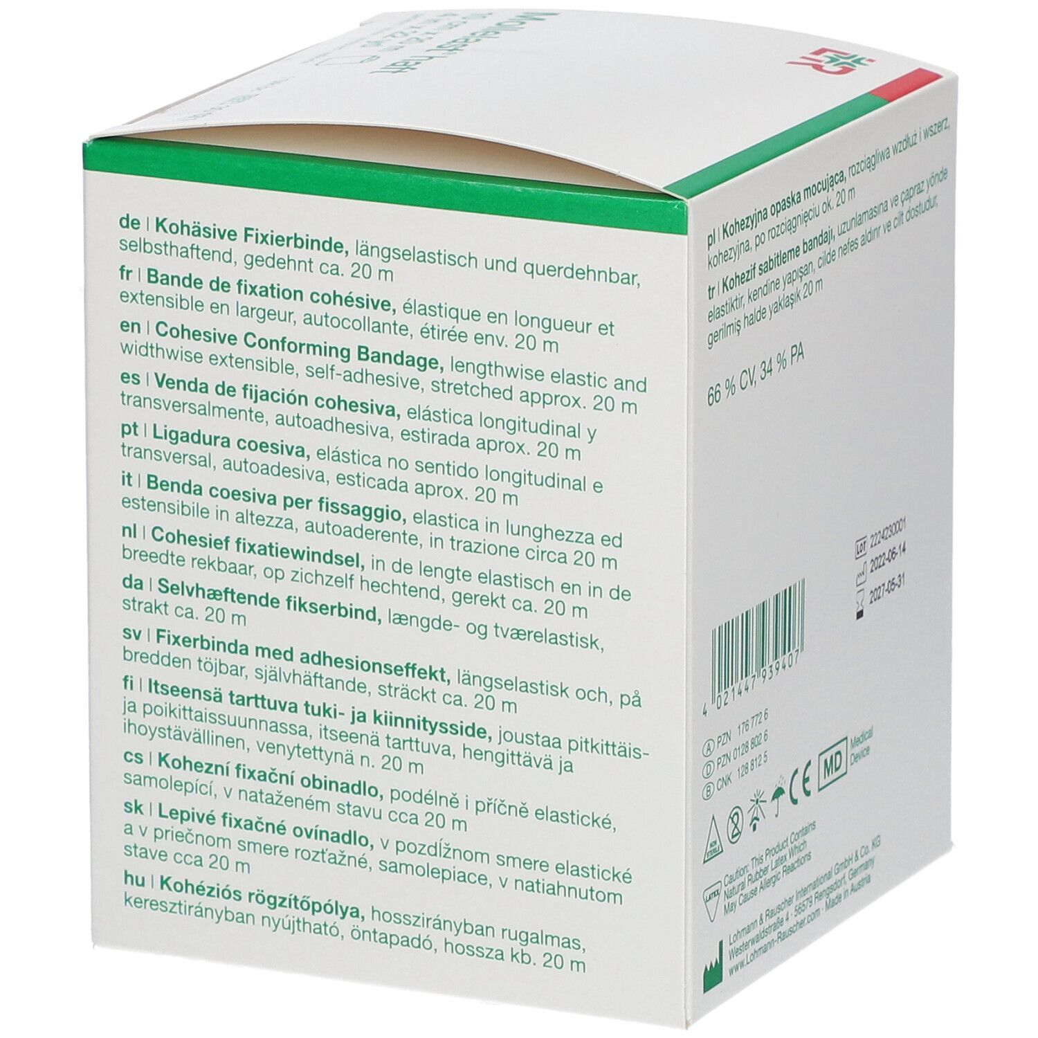 Mollelast Haft Bande Elastique ADH 10cm x 20m