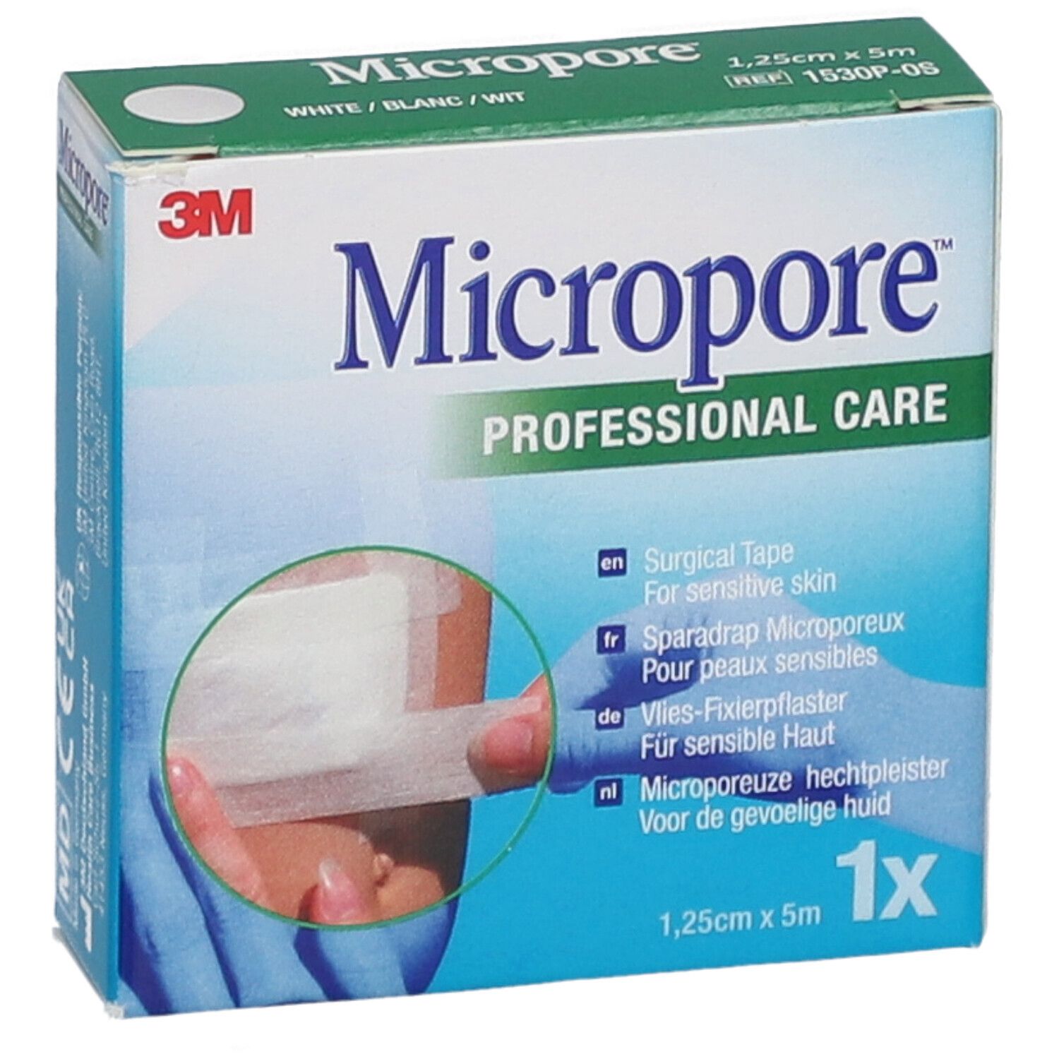 3M Micropore Sparadrap Chirurgical 1,25cm x 5m 1530/1B