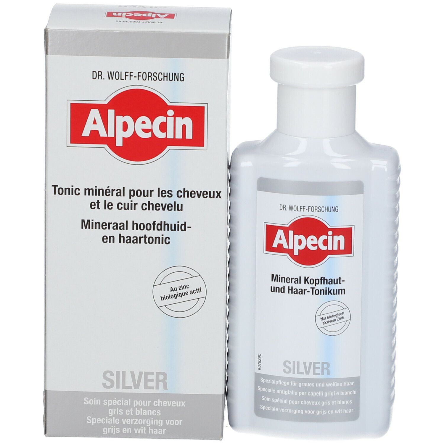 Alpecin Silver Tonic Minéral pour les Cheveux et le Cuir Chevelu