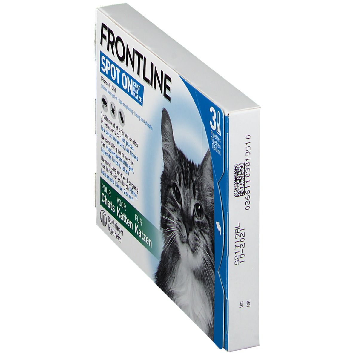 FRONTLINE Spot On Puces et Tiques Chat