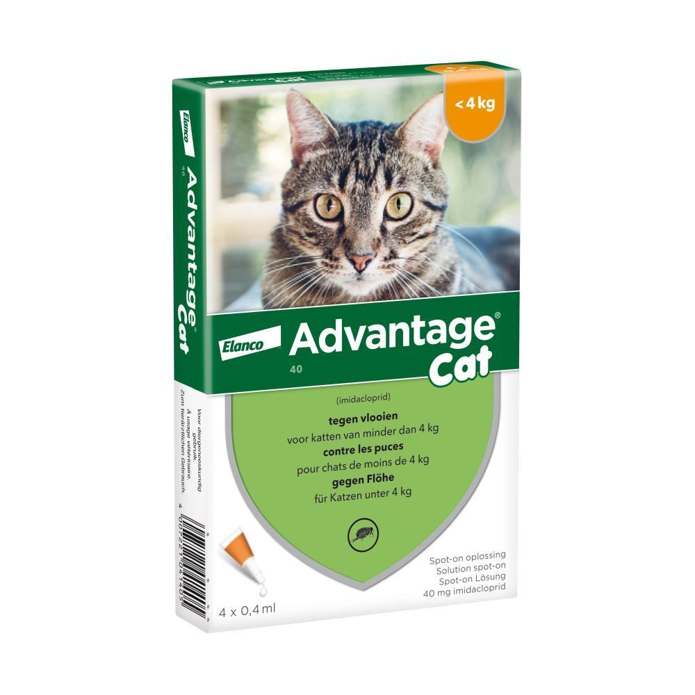 Advantage 40 Spot-On Solution Chat <4kg