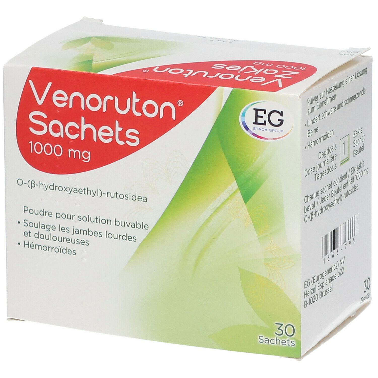 Venoruton | Œdème & Jambes Lourdes/douloureuses