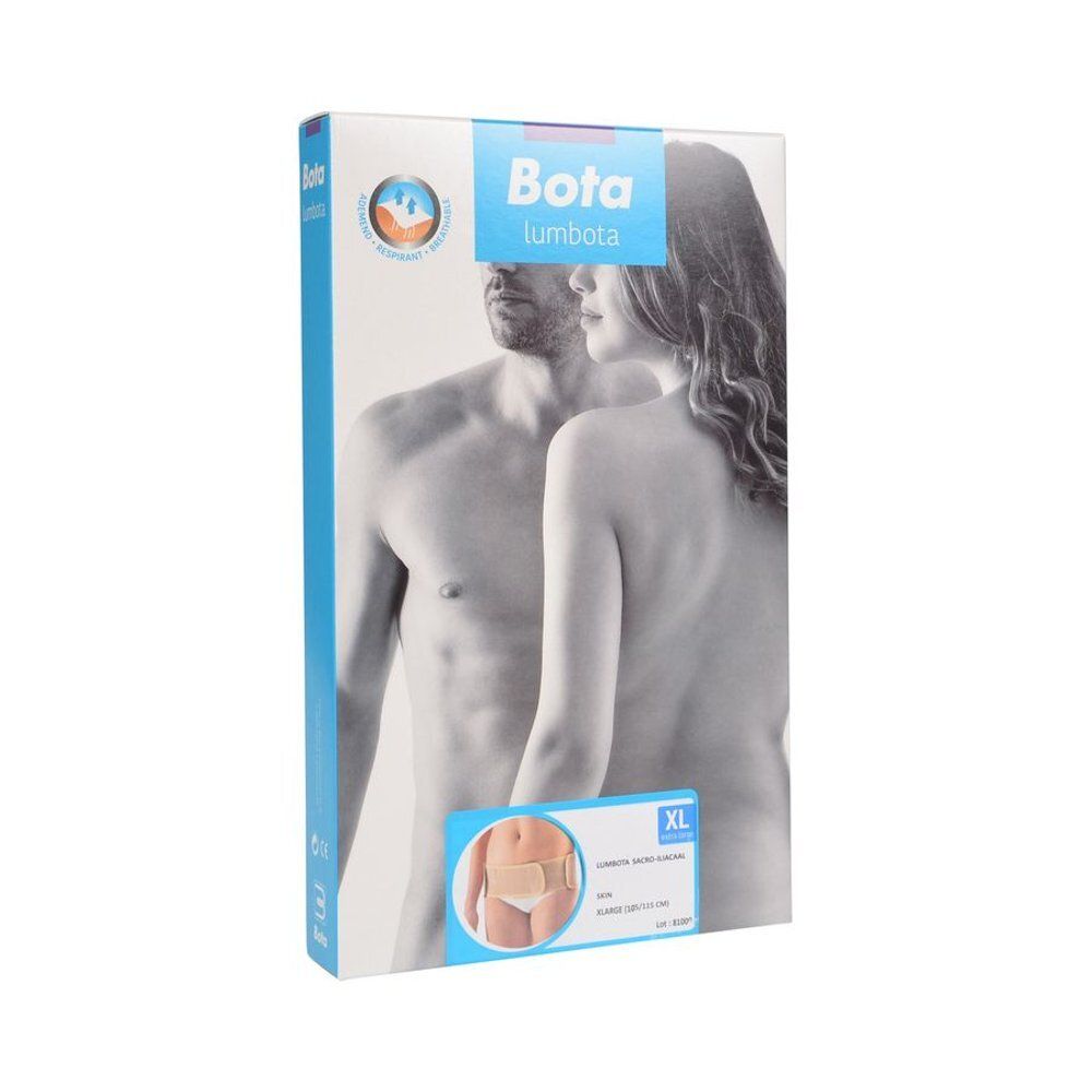 Emballage Bota Lumbota Sacro-Iliacale Skin XL. Vue de côté.