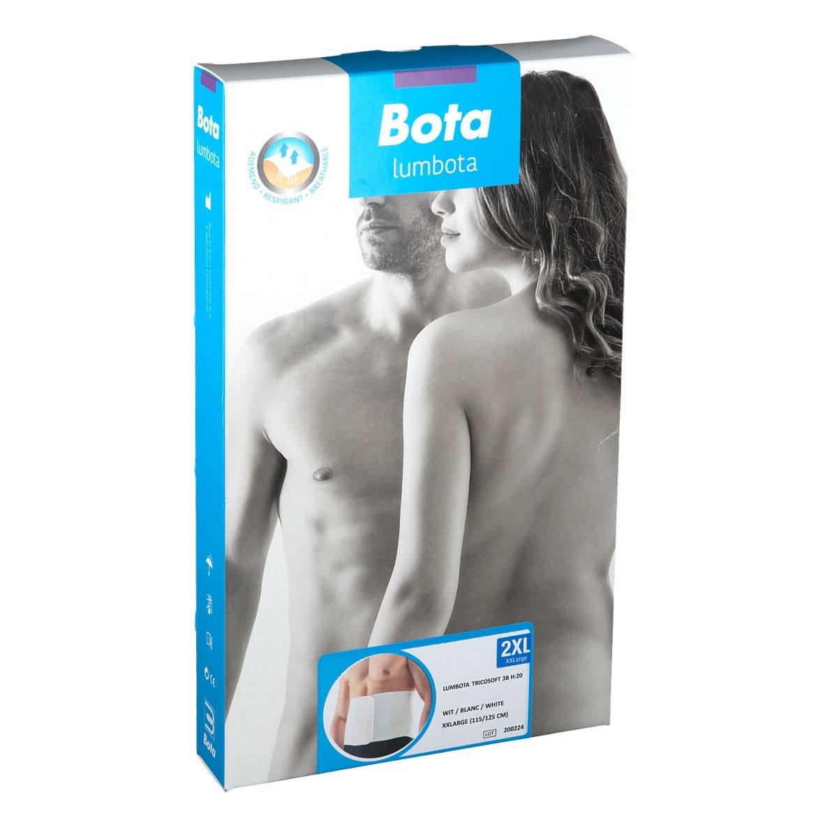 Bota Lumbota Tricosoft 3 Banden Wit Extra Extra Large
