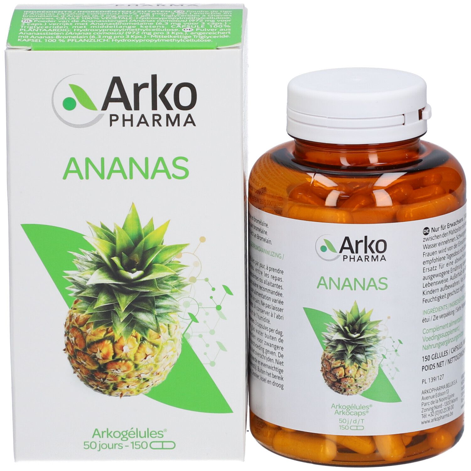 Arkogélules Ananas Gélules Végétales