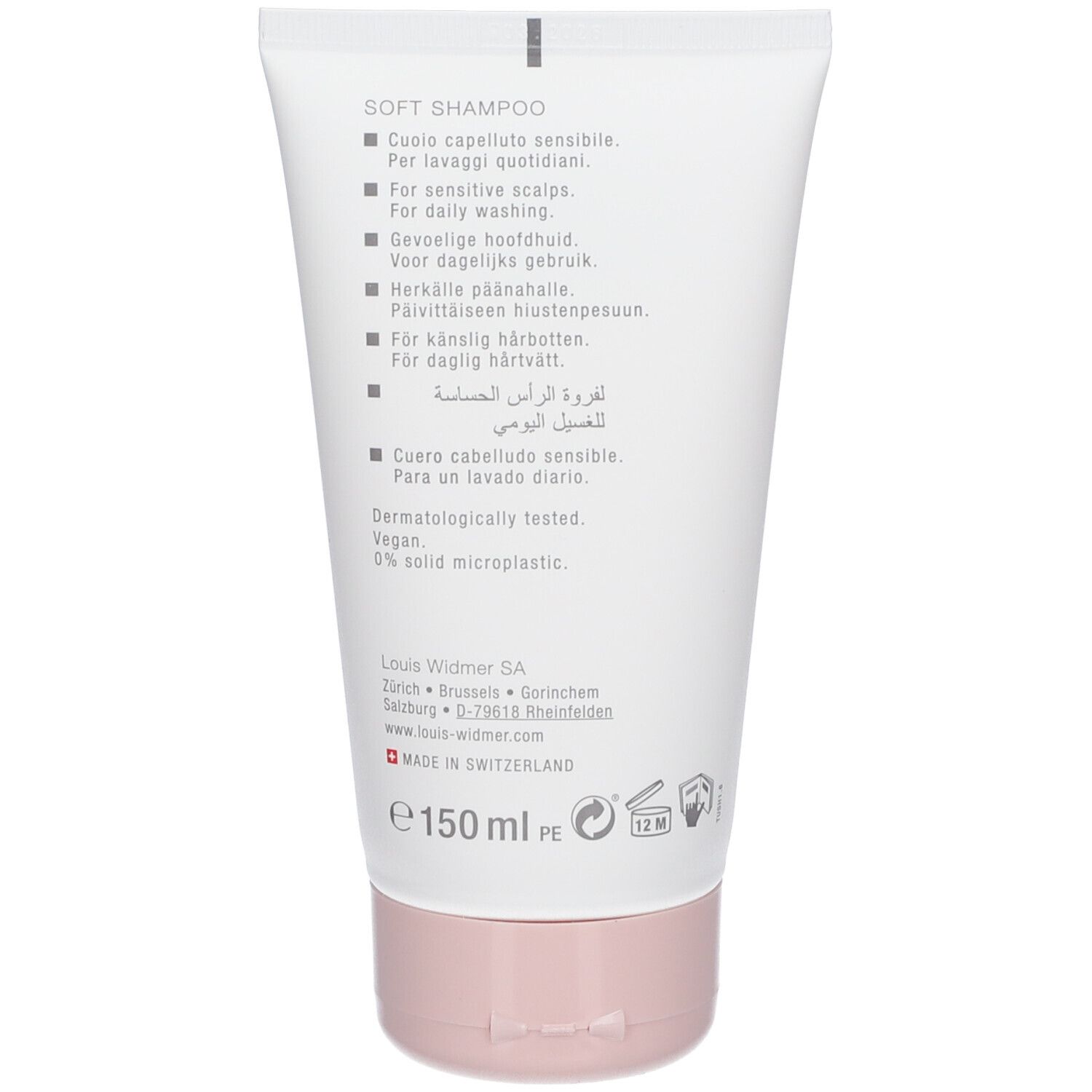 Louis Widmer Soft Shampoo zonder Parfum 150 ml Farmaline