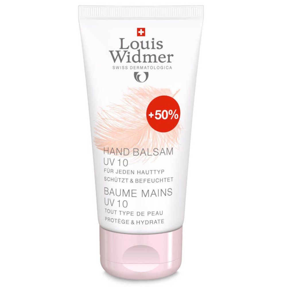 Louis Widmer Handbalsem SPF10 Licht Geparfumeerd + 25 ml GRATIS