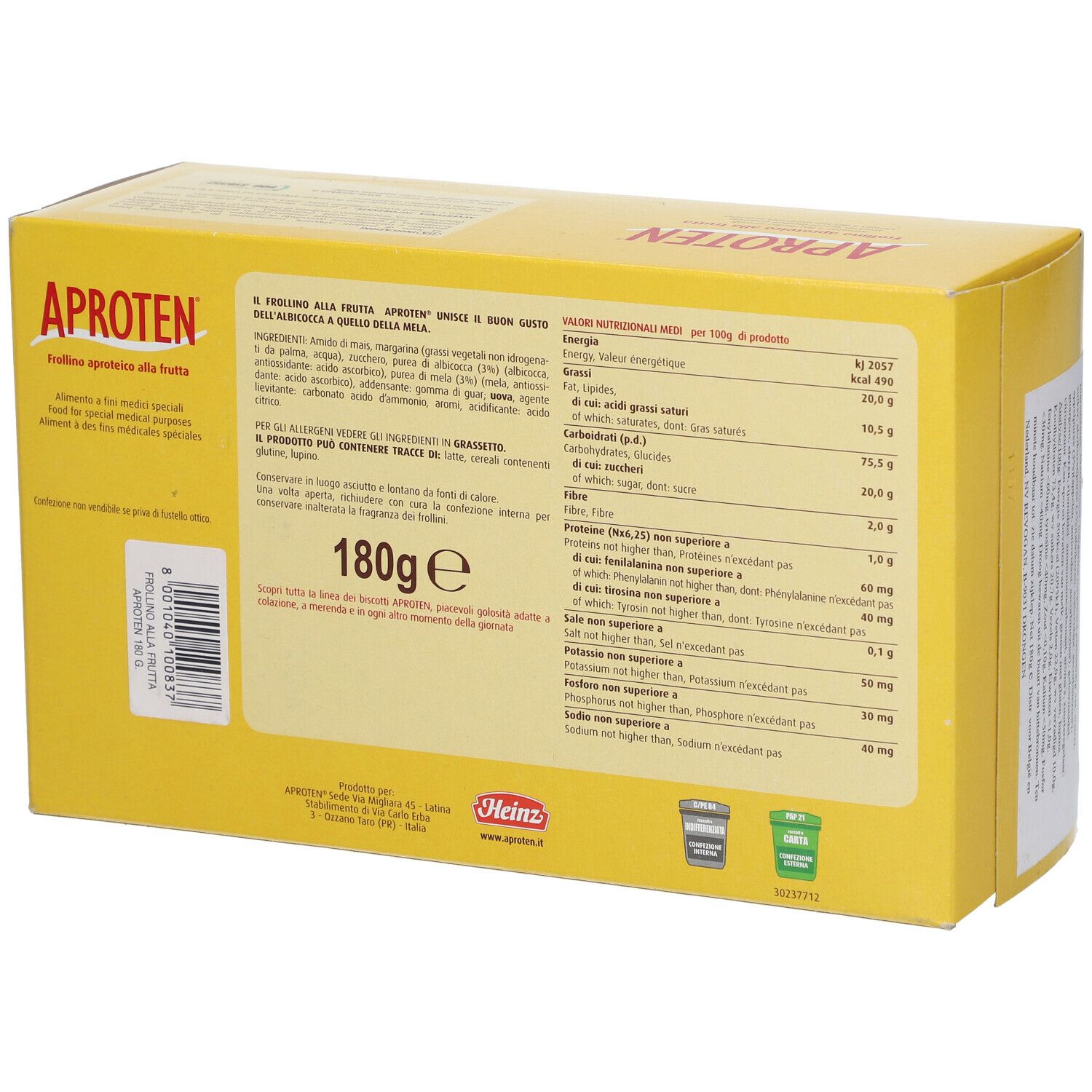 Aproten Biscuits Fruits