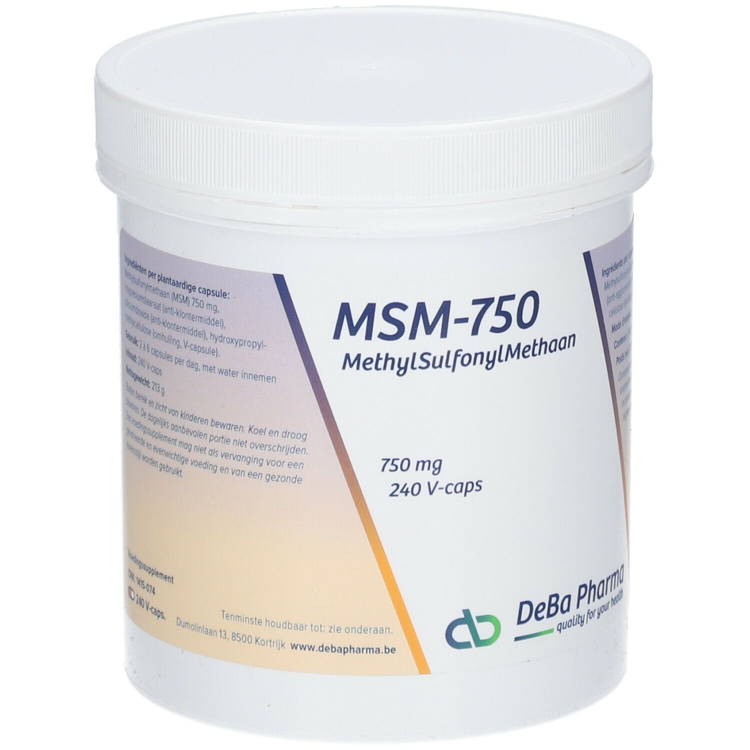 DeBa Pharma M.S.M. 750