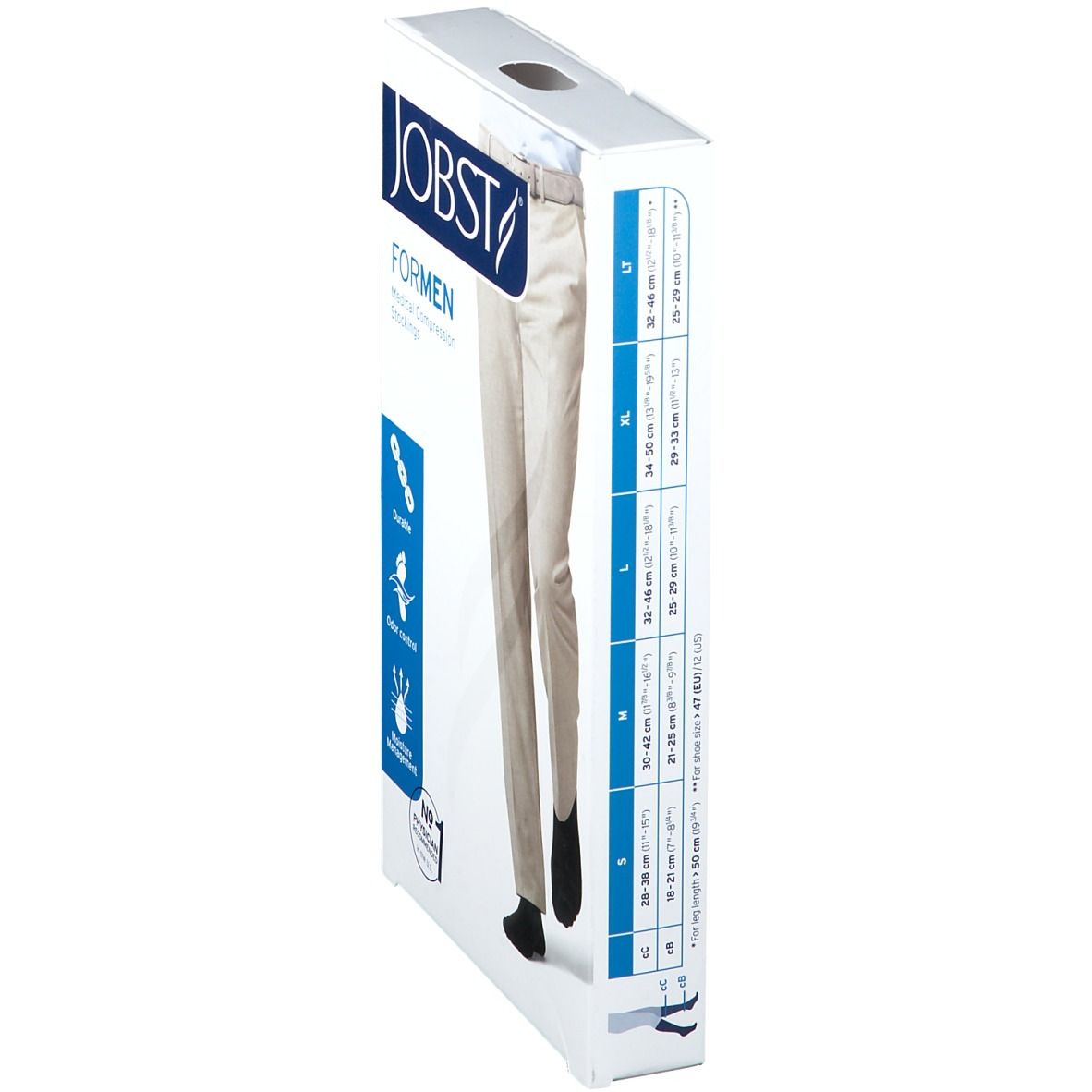 Jobst For Men Socks K1 Mis- Bas Noir  M 7525401
