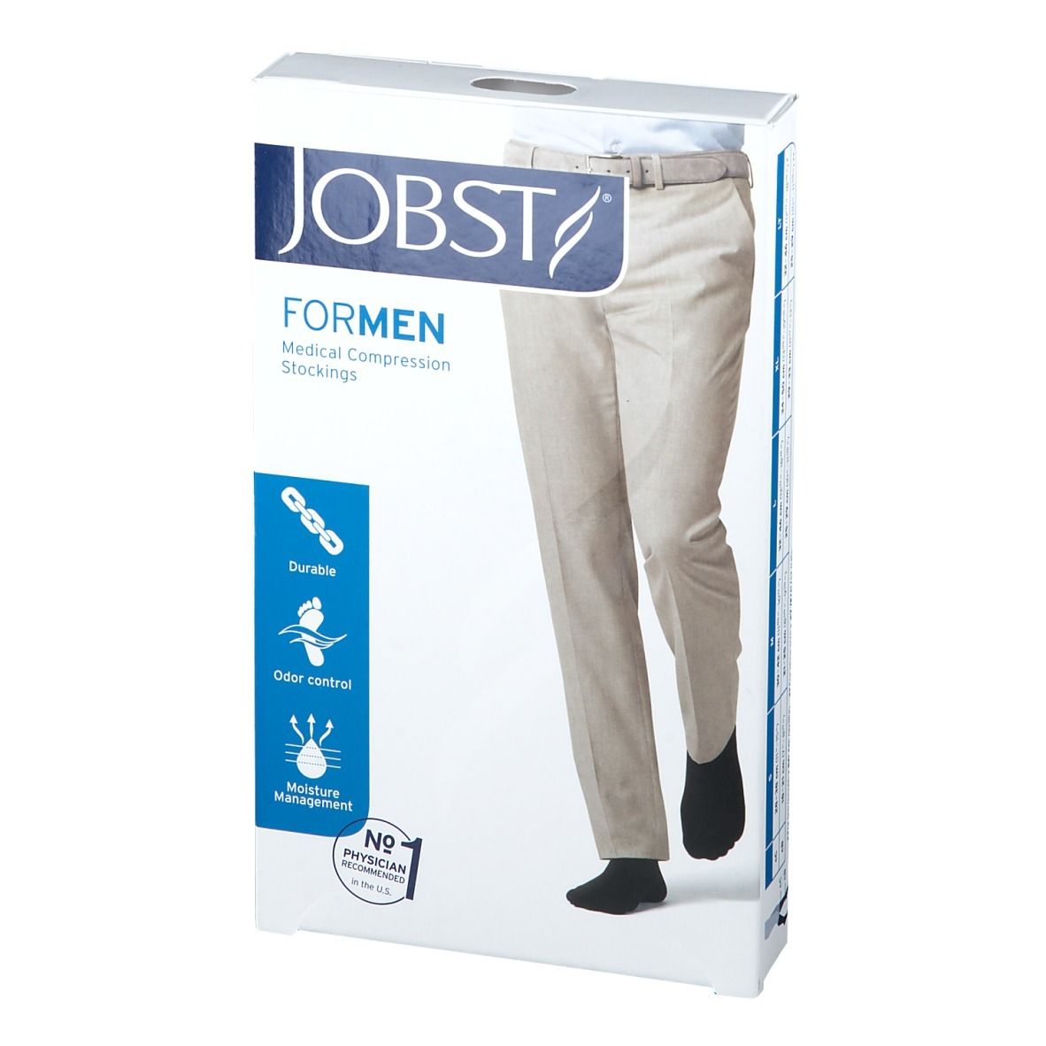 Jobst For Men Socks K1 Mis- Bas Noir  M 7525401