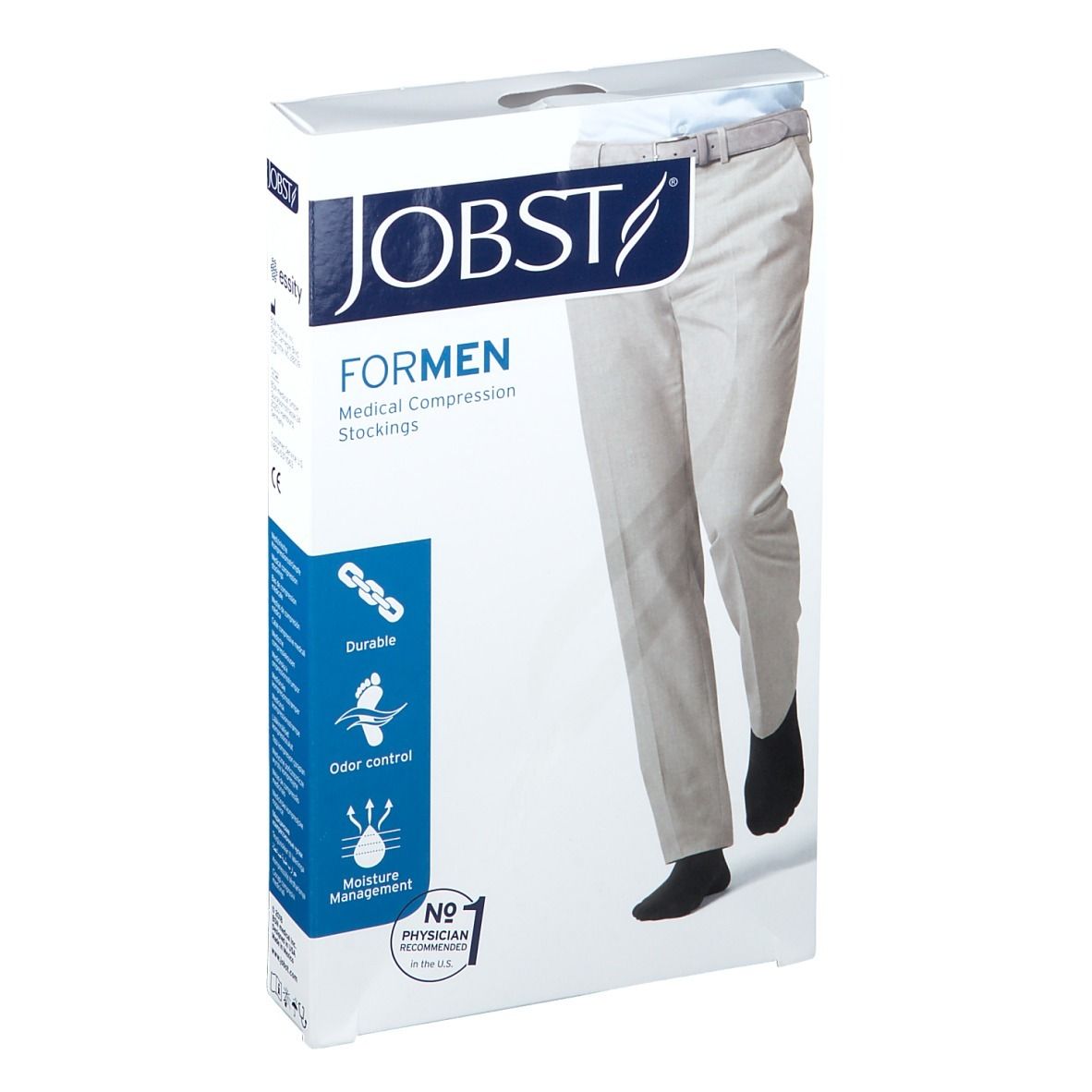 Jobst For Men Socks K1 Mi -Bas Noir XL 7525601