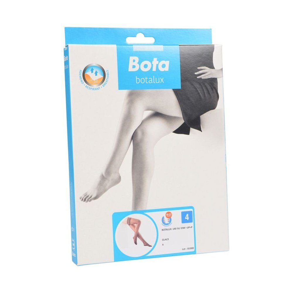 Verpakking Bota Botalux steunkousen, maat 4, kleur Glace.