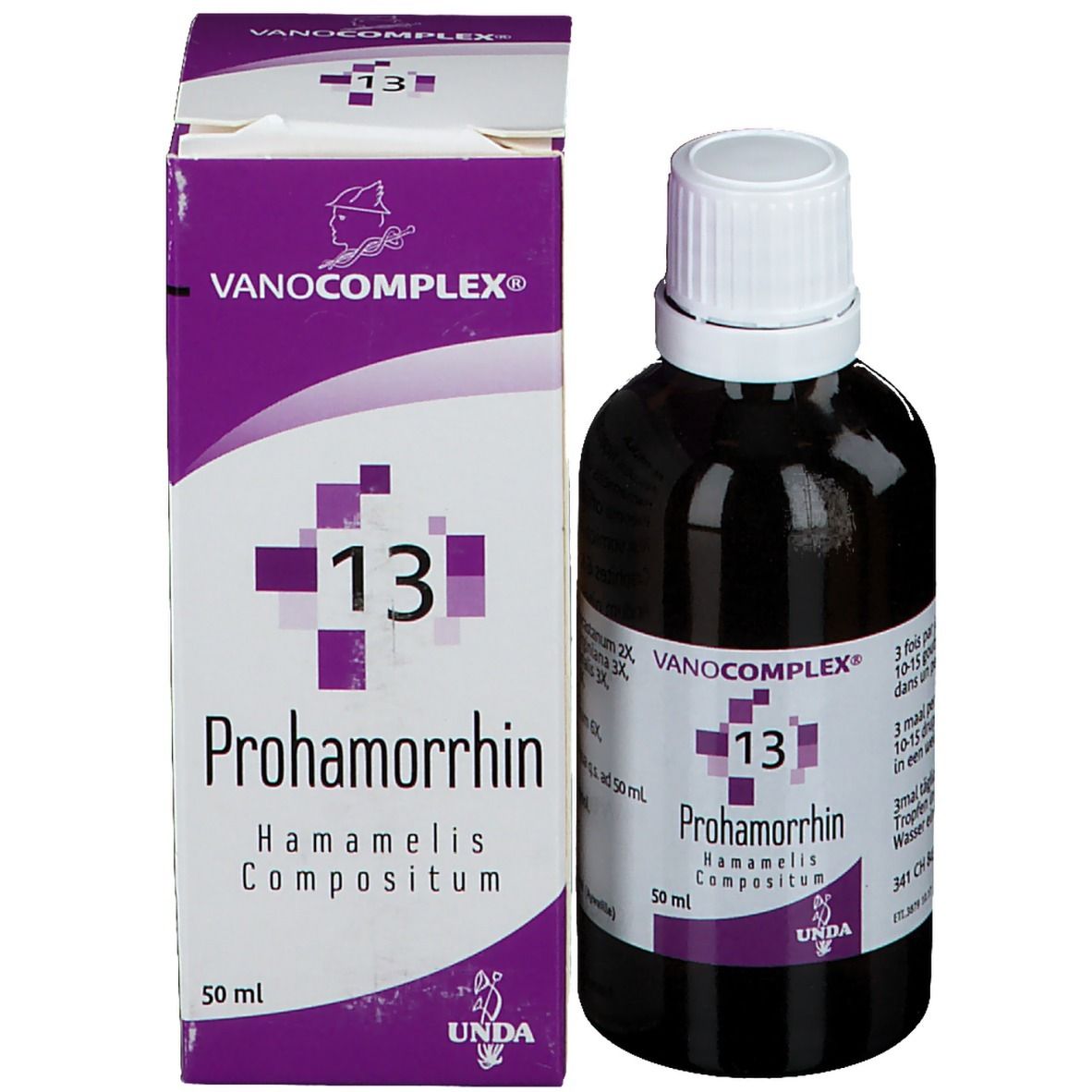 Vanocomplex 13 Prohamorrhin Hamamelis