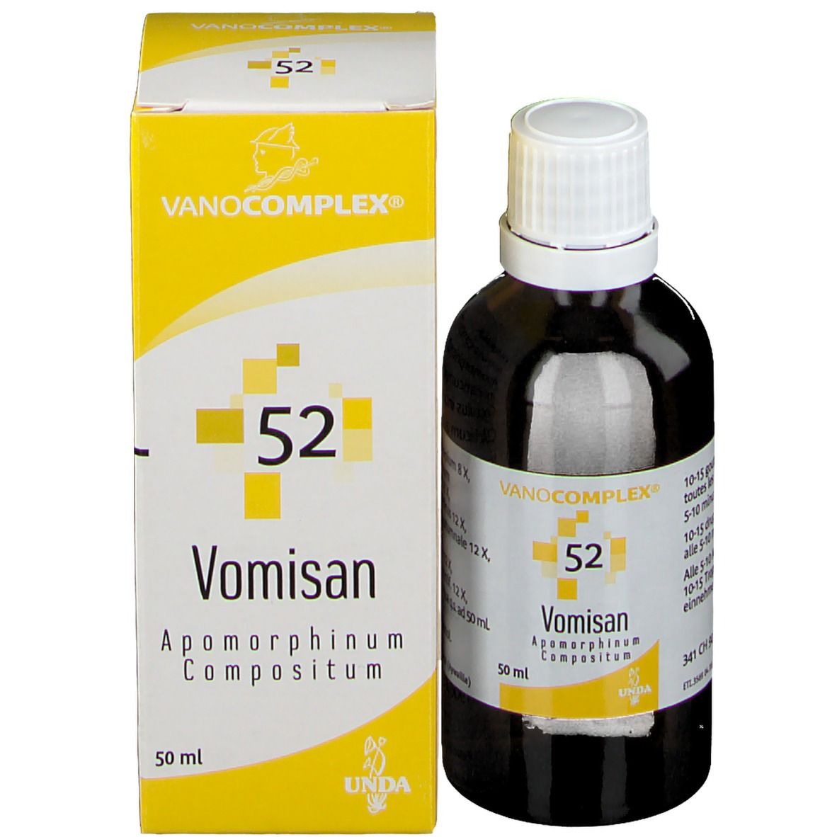 Vanocomplex 52 Vomisan Apomorhpin