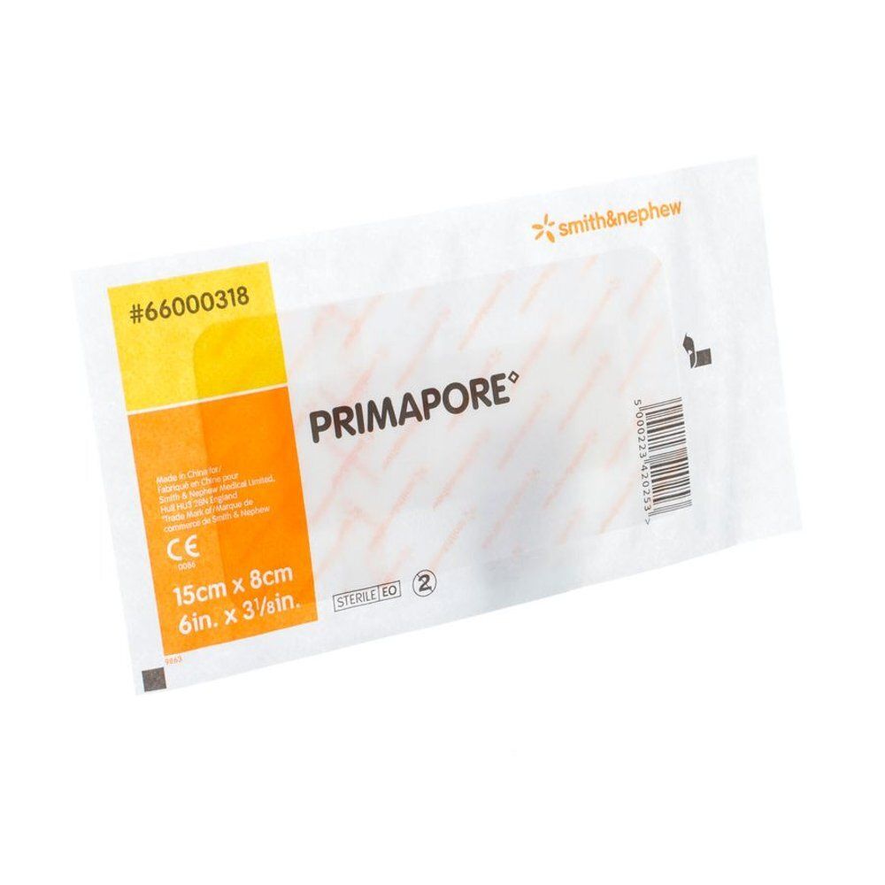 Primapore verband 15cm x 8cm, steriel, Smith & Nephew.