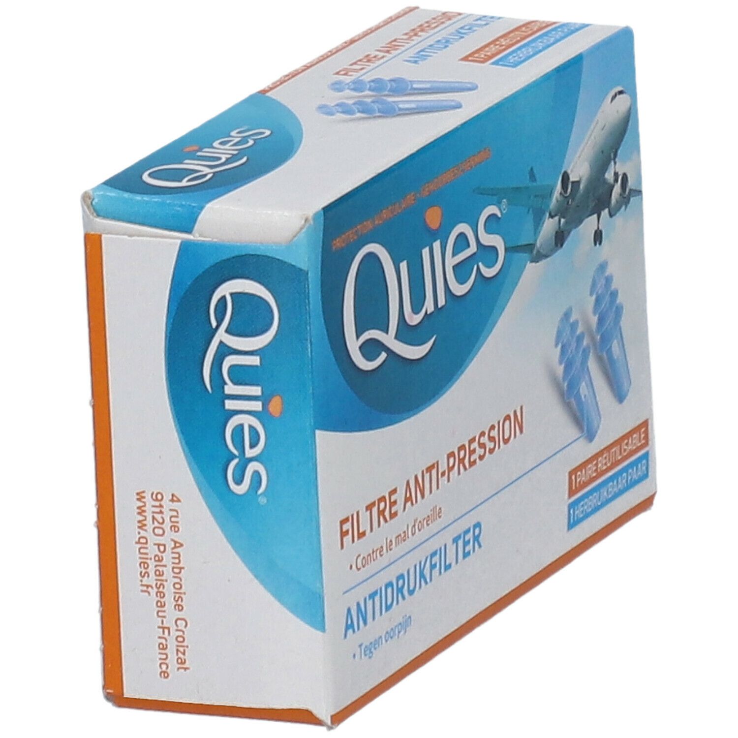 Quies Protection Auditive Earplanes Adultes