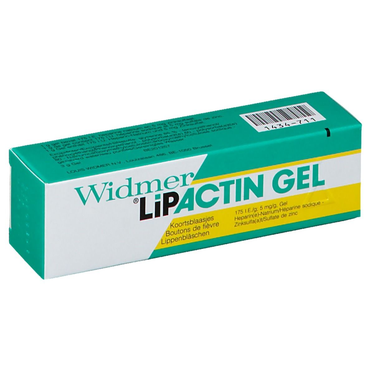 Louis Widmer Lipactin 3 G Farmaline
