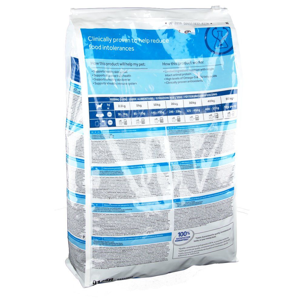 Hill's Prescription Diet D/D Food Sensivities met Zalm en Rijst