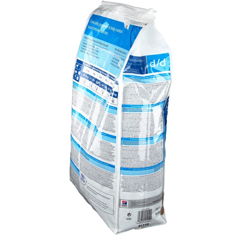 Hill's Prescription Diet D/D Food Sensivities met Zalm en Rijst