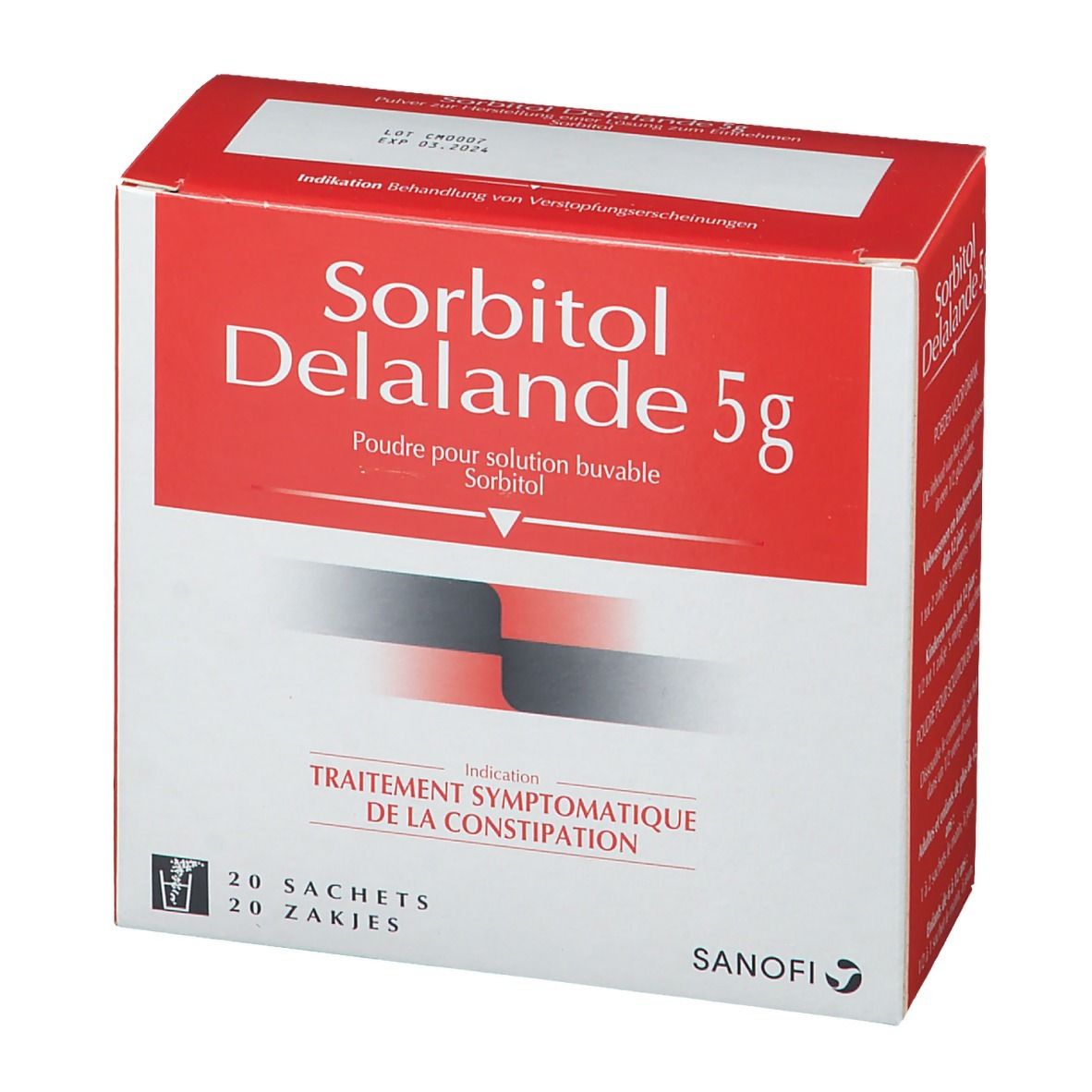 Sorbitol Delalande 5g - Pour Constipation