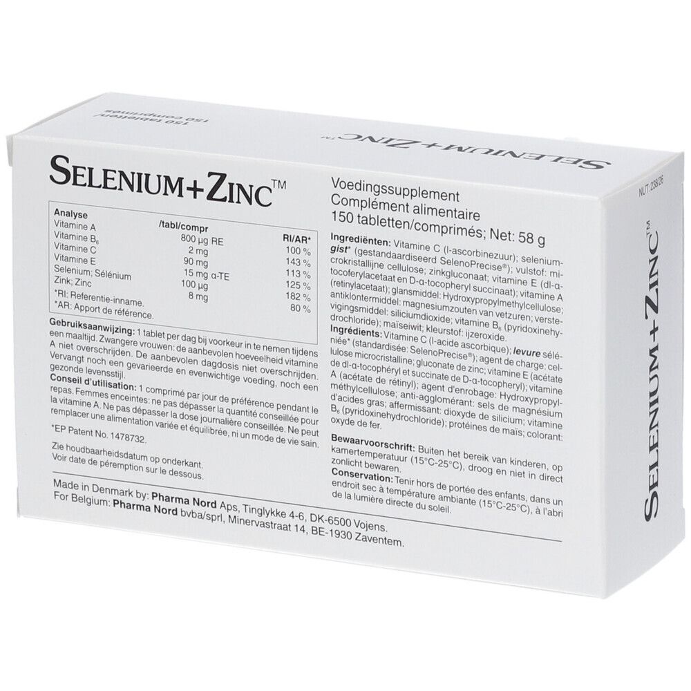 Pharma Nord Selenium+Zinc | sélénium + zinc | Immunité