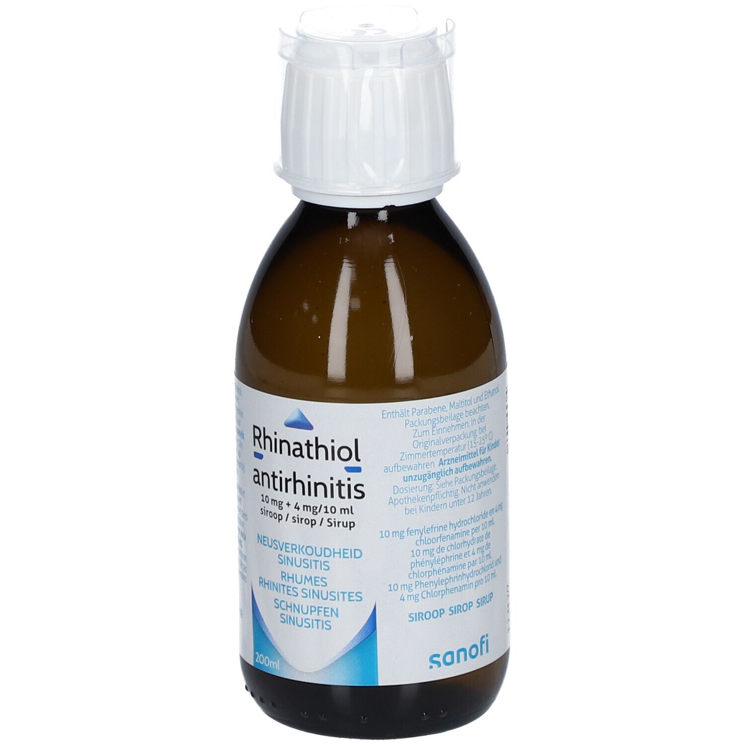Rhinathiol Antirhinitis 10mg+4mg/10ml - Verkoudheid