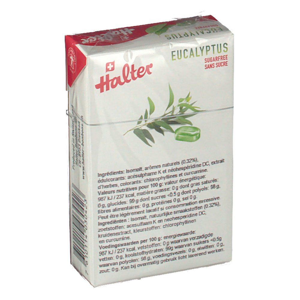 Halter Bonbon Eucalyptus Suikervrij
