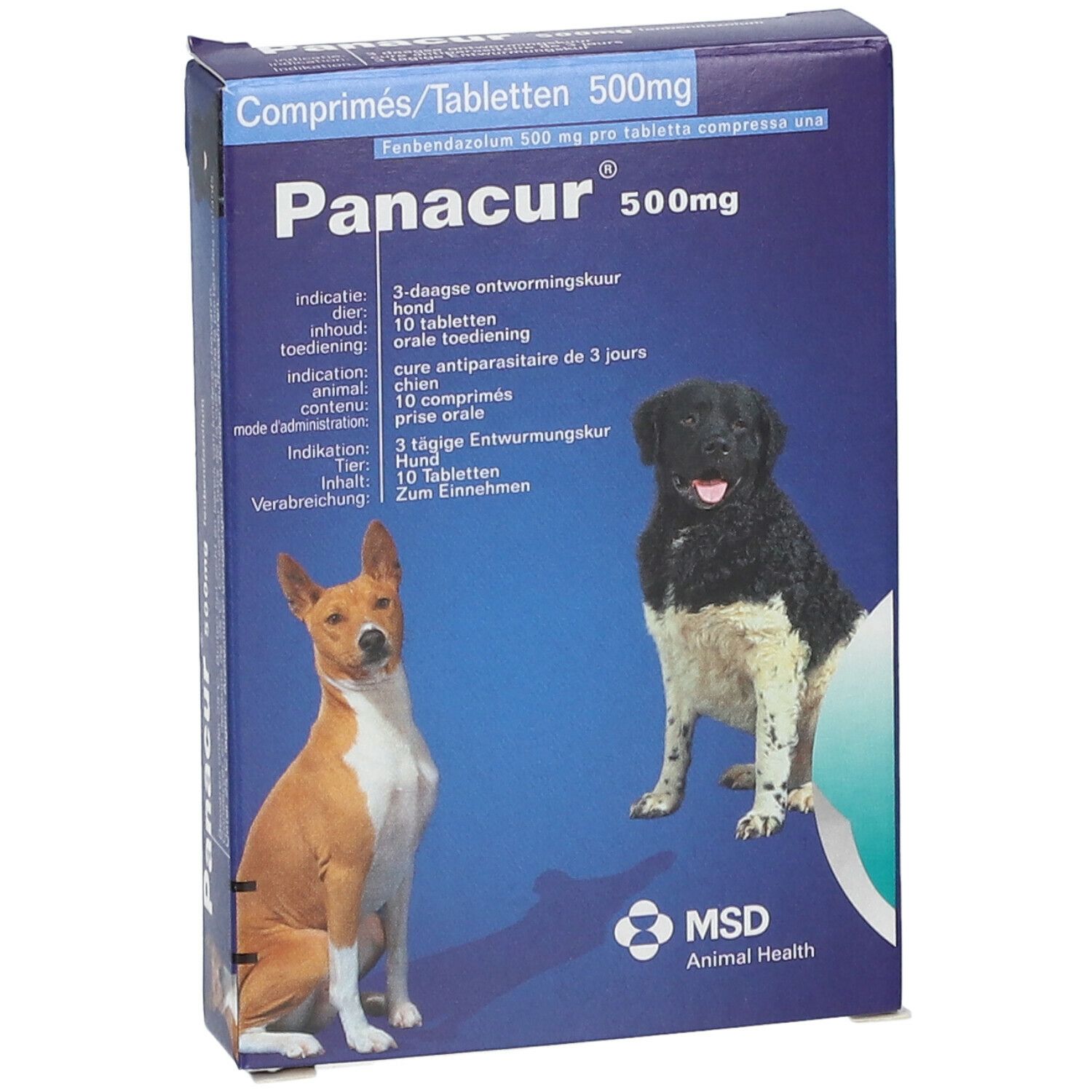 Panacur 500mg Hond