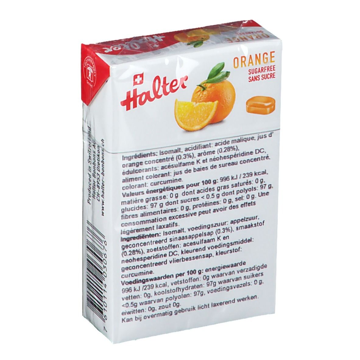 Halter Bonbon Orange Sans Sucre