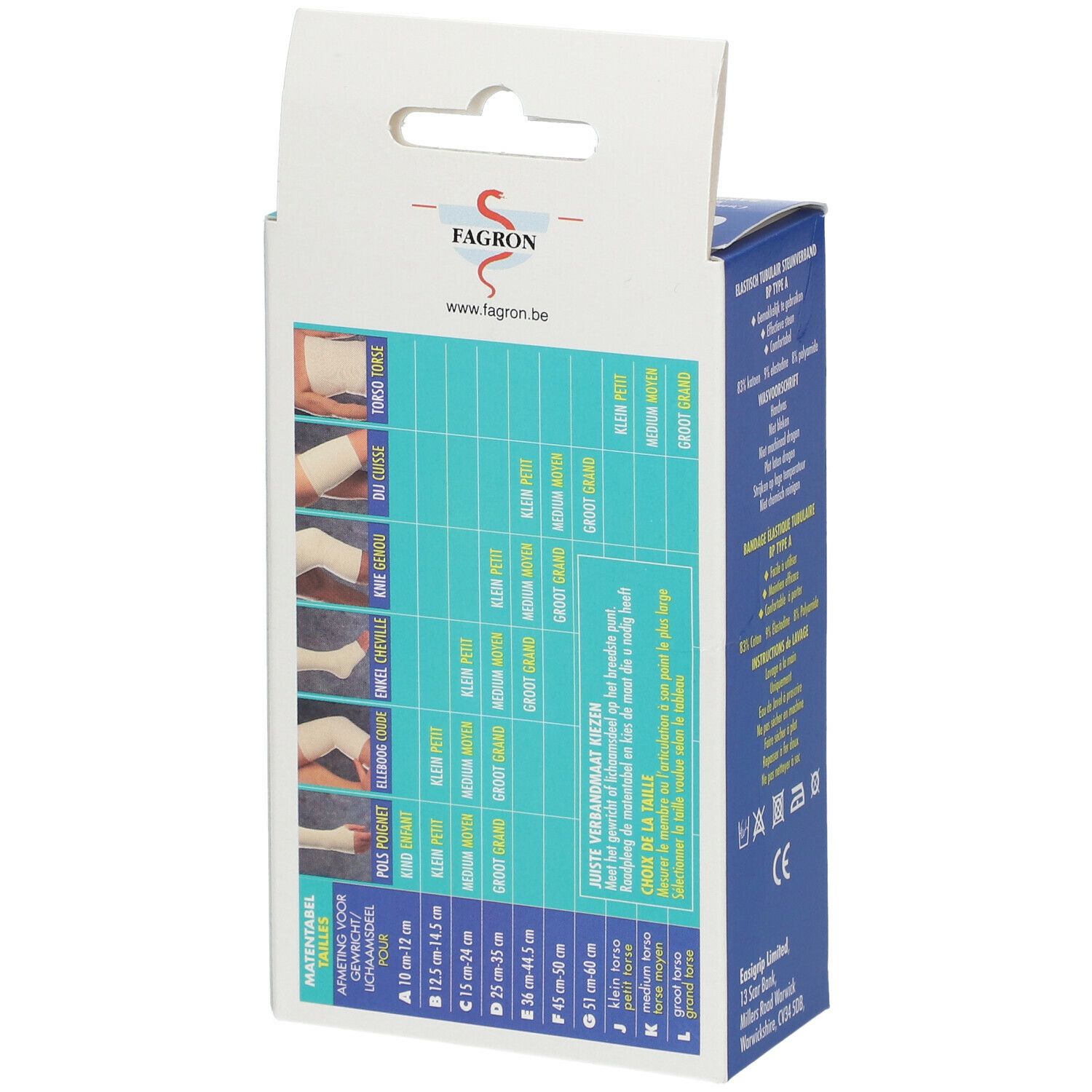 Easigrip Blanc B 6.25 cm x 1m