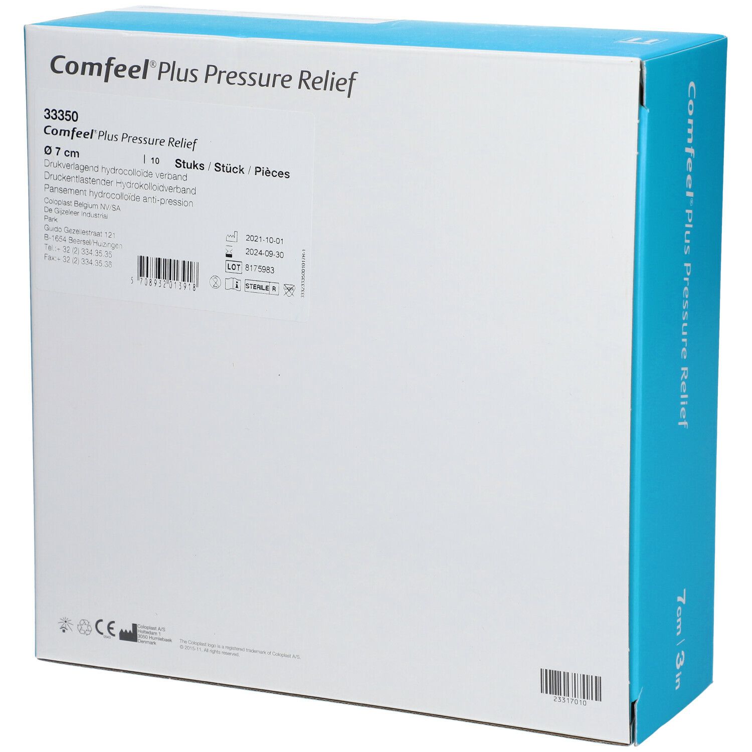 Comfeel Plus Plaque Mousse 7cm 3350