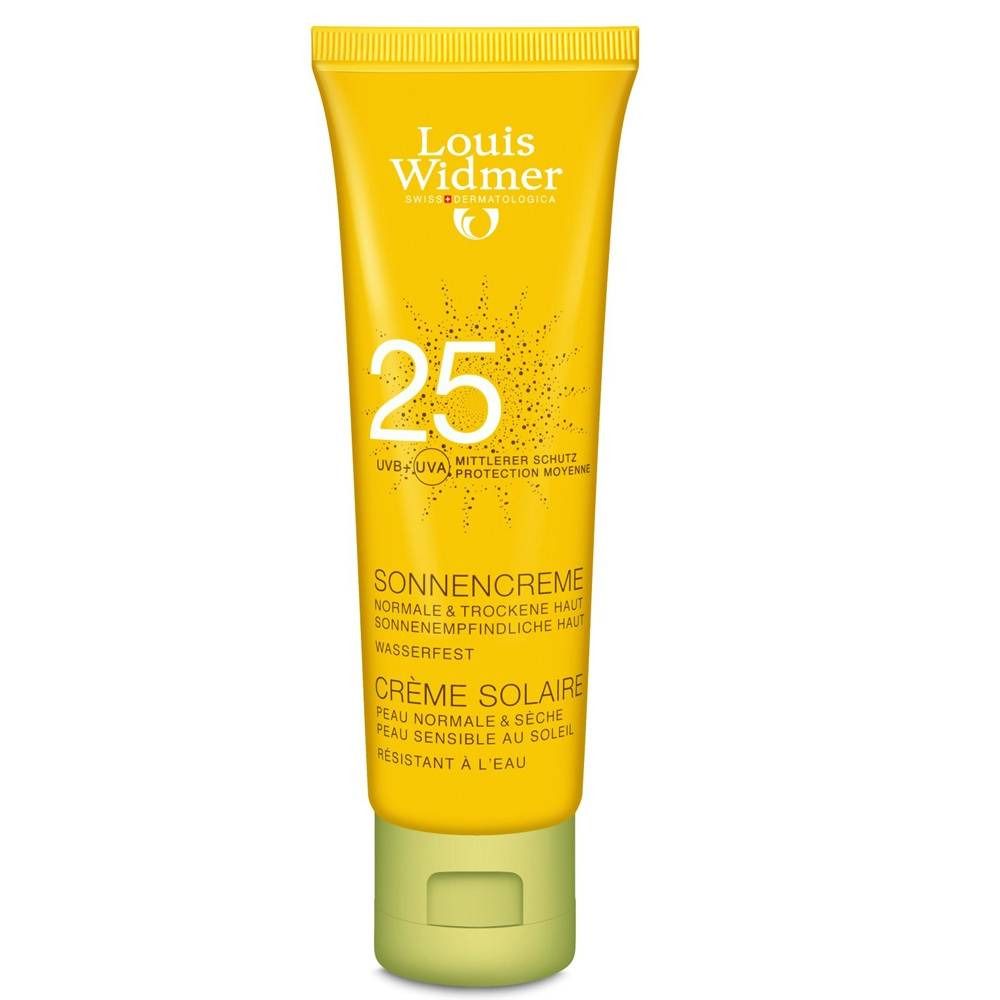 Louis Widmer Crème Solaire 25+ (Sans parfum)