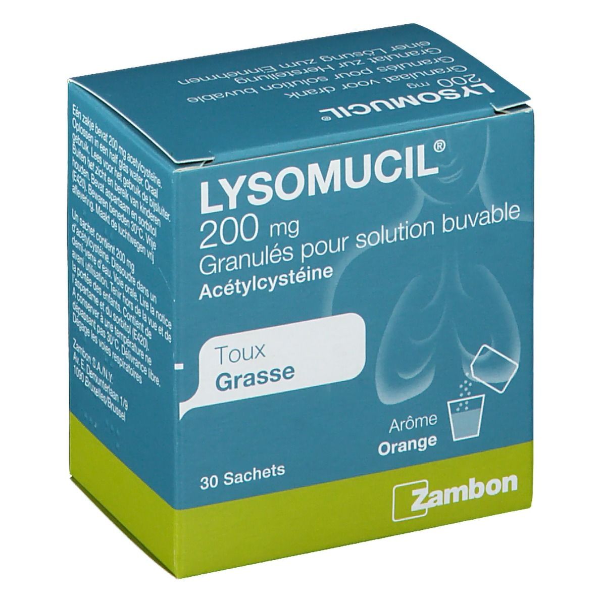 LYSOMUCIL 200mg | Toux Grasse