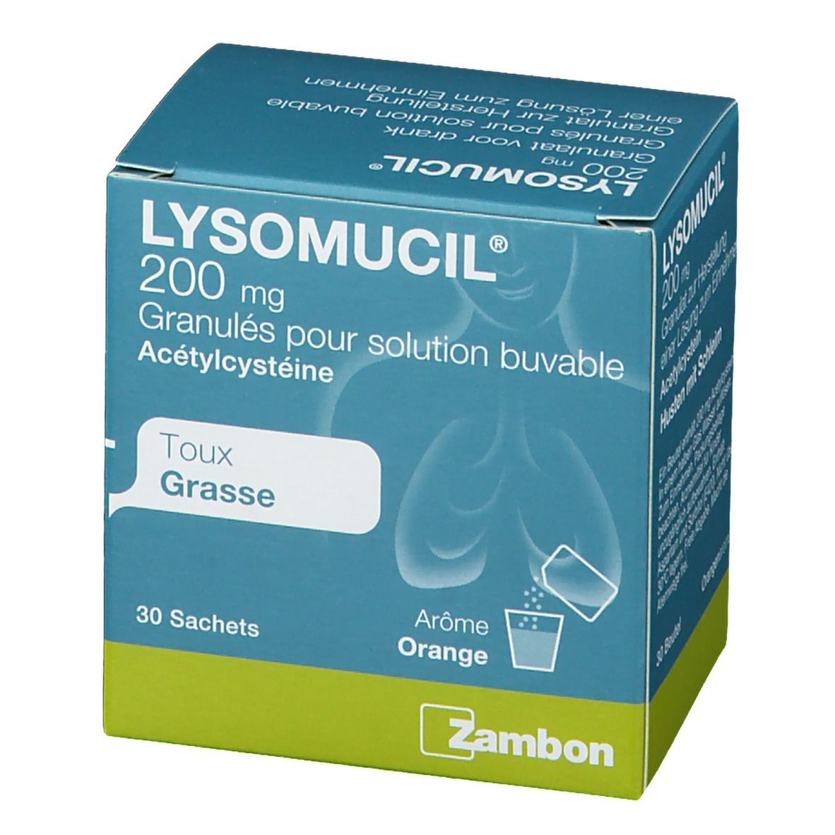LYSOMUCIL 200mg | Toux Grasse
