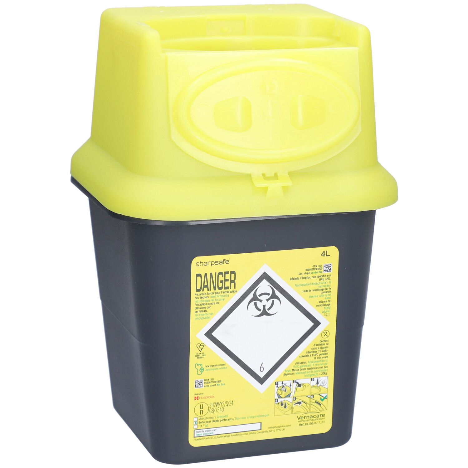 Sharpsafe Container Aiguilles 4L 4100