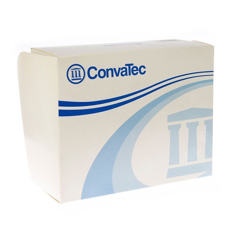Boîte Convatec blanche avec design bleu. Logo Convatec visible sur le devant.