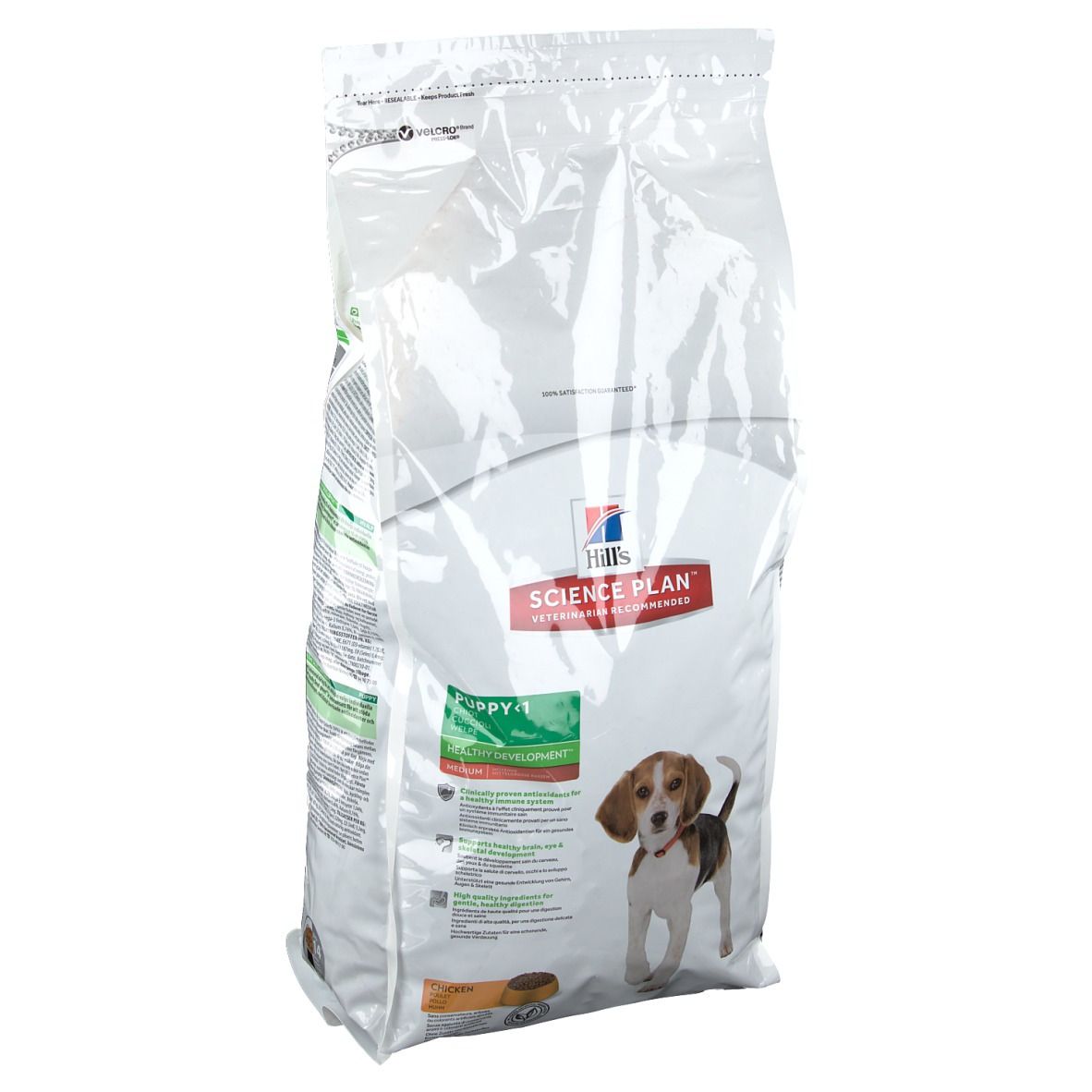 Hill's Science Plan Puppy Healthy Development Medium Hond met Kip