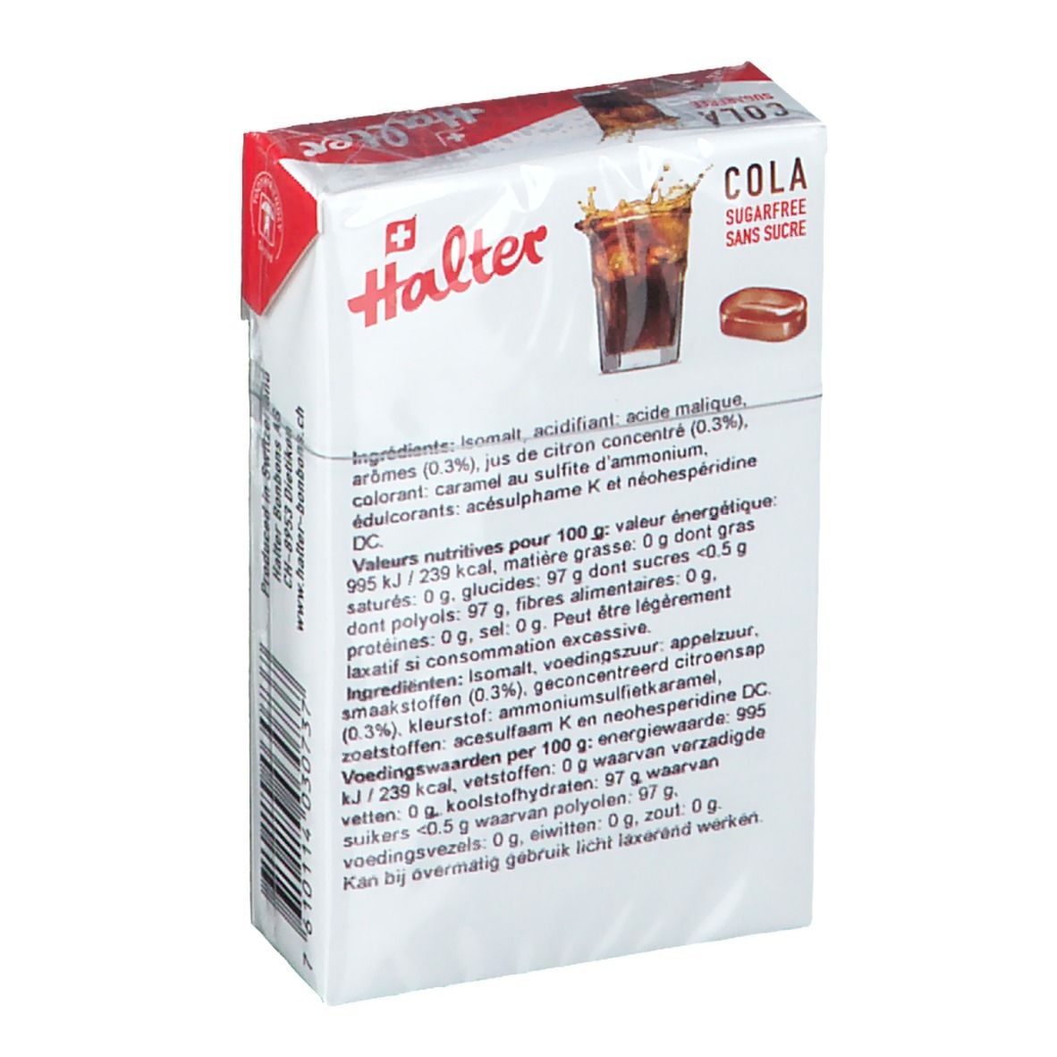 Halter Bonbon Cola Sans Sucre