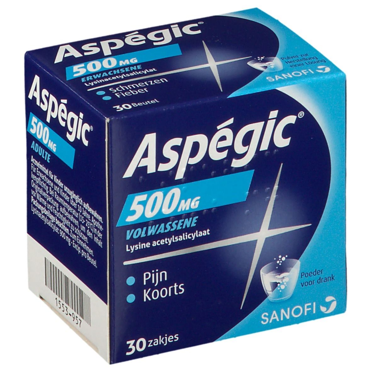 Aspégic 500mg | Douleurs & Fièvre