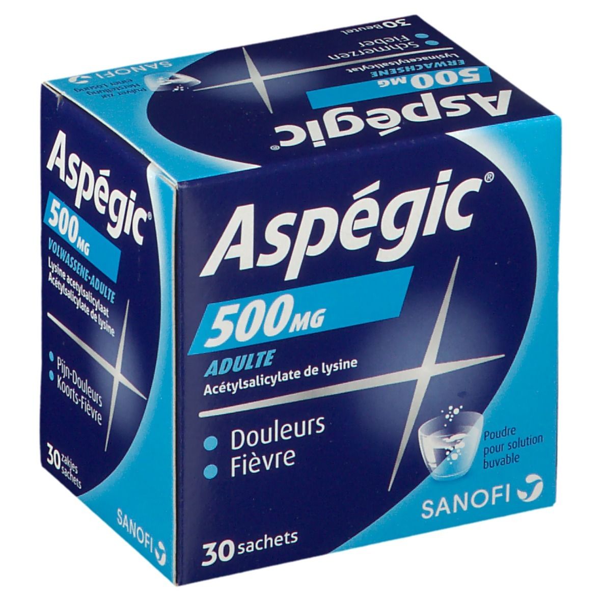 Aspégic 500mg | Douleurs & Fièvre