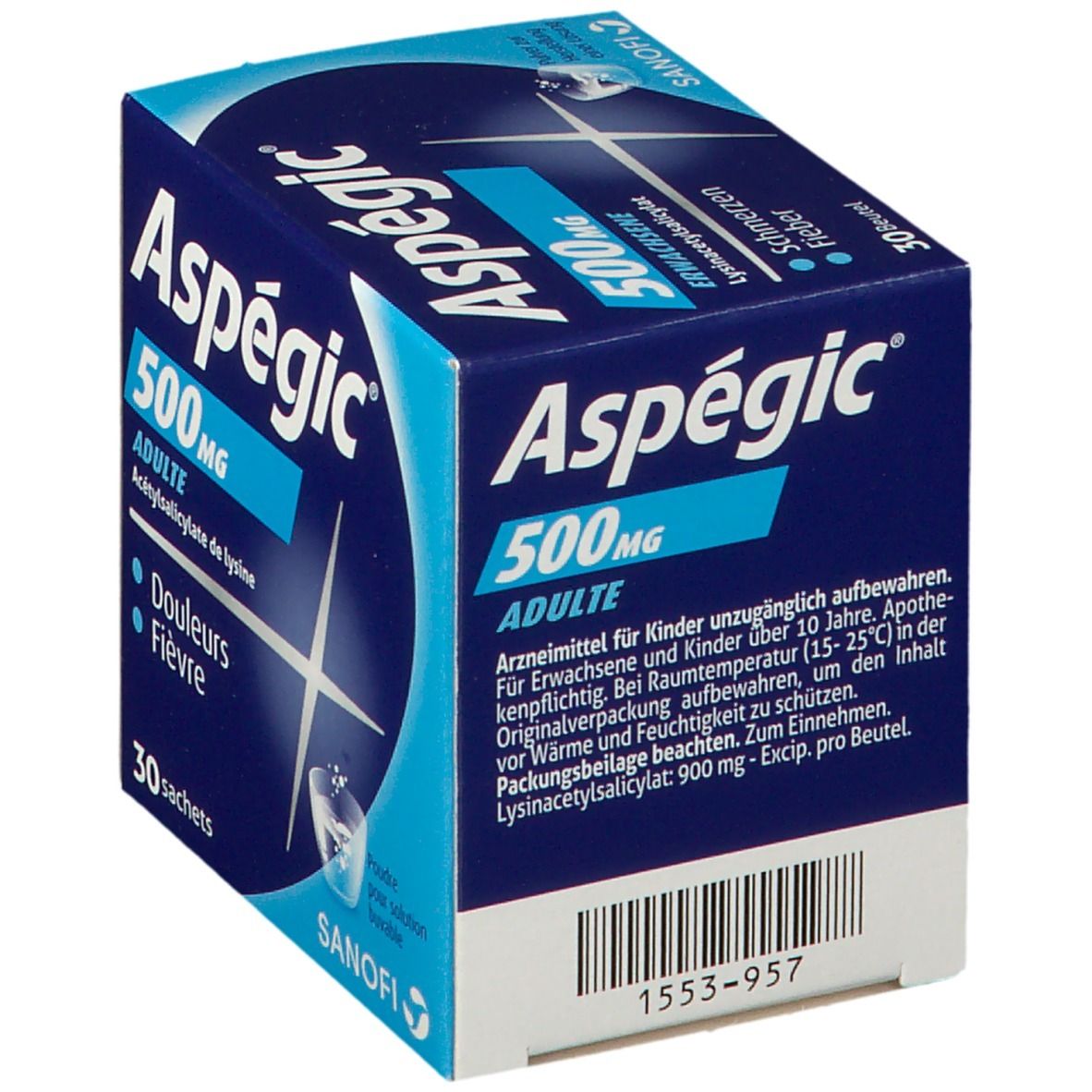 Aspégic 500mg - Douleur