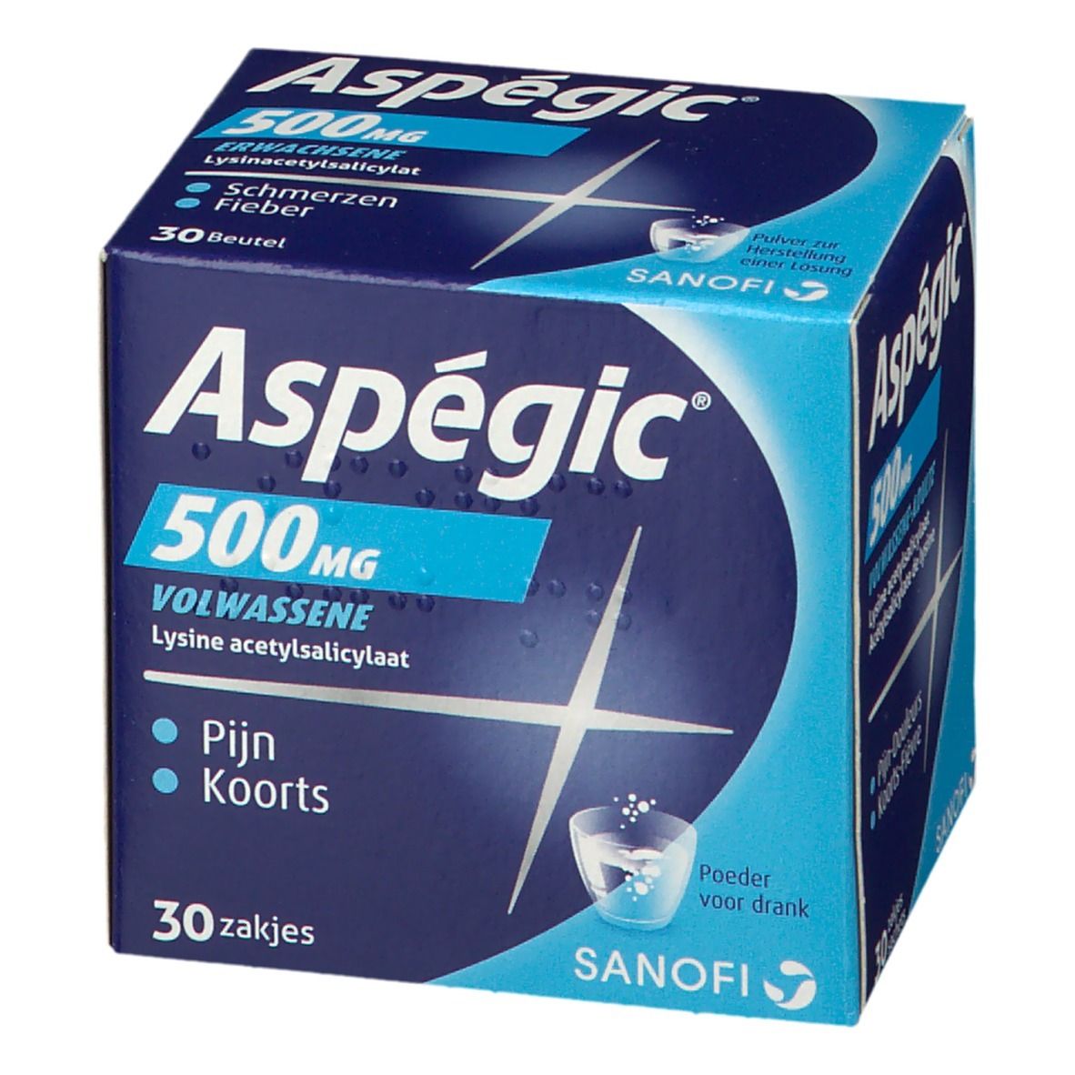 Aspégic 500mg | Douleurs & Fièvre