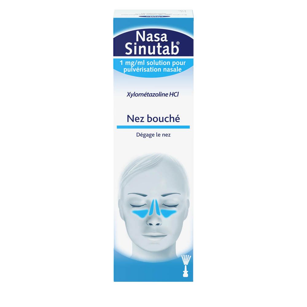 NasaSinutab® 1mg/ml - Soulage la Congestion Nasale, Action Rapide