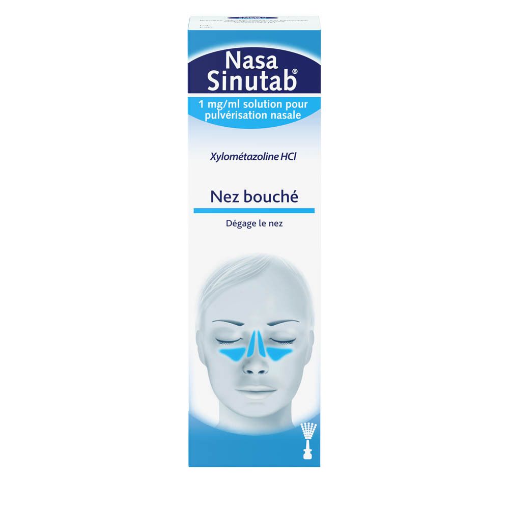 NasaSinutab® 1mg/ml - Helpt bij een Verstopte Neus, Snelle Werking